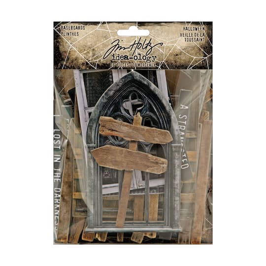 Tim Holtz® Idea-Ology Halloween Baseboards, Doors, Signs & Window Frames